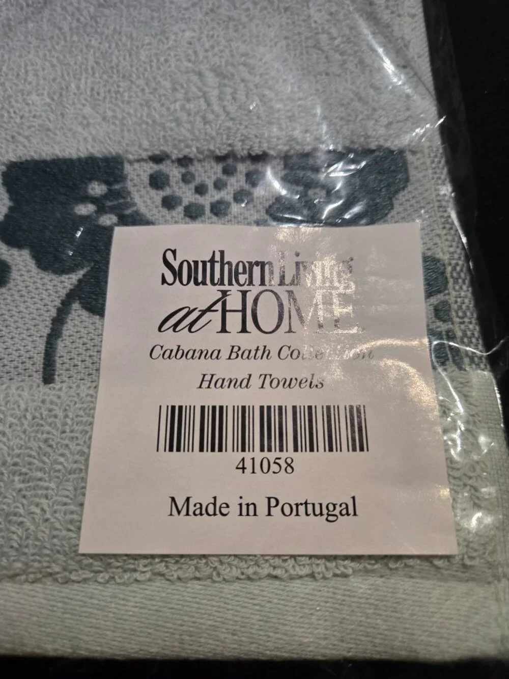 Southern Living at HOME Cabana Bath Set NWT Rug Curtain 3 Hand Towels